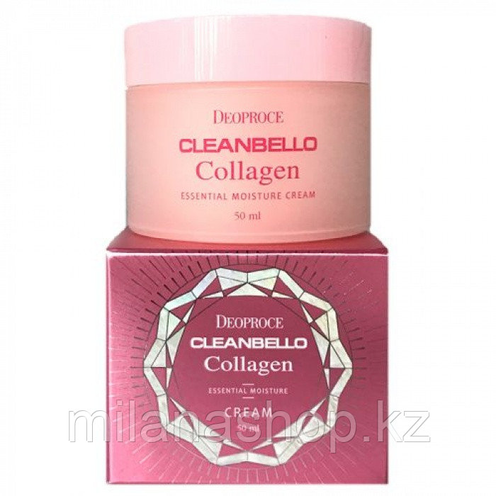 Deoproce Cleanbello Collagen Essential Moisture Cream - Увлажняющий коллагеновый крем от морщин