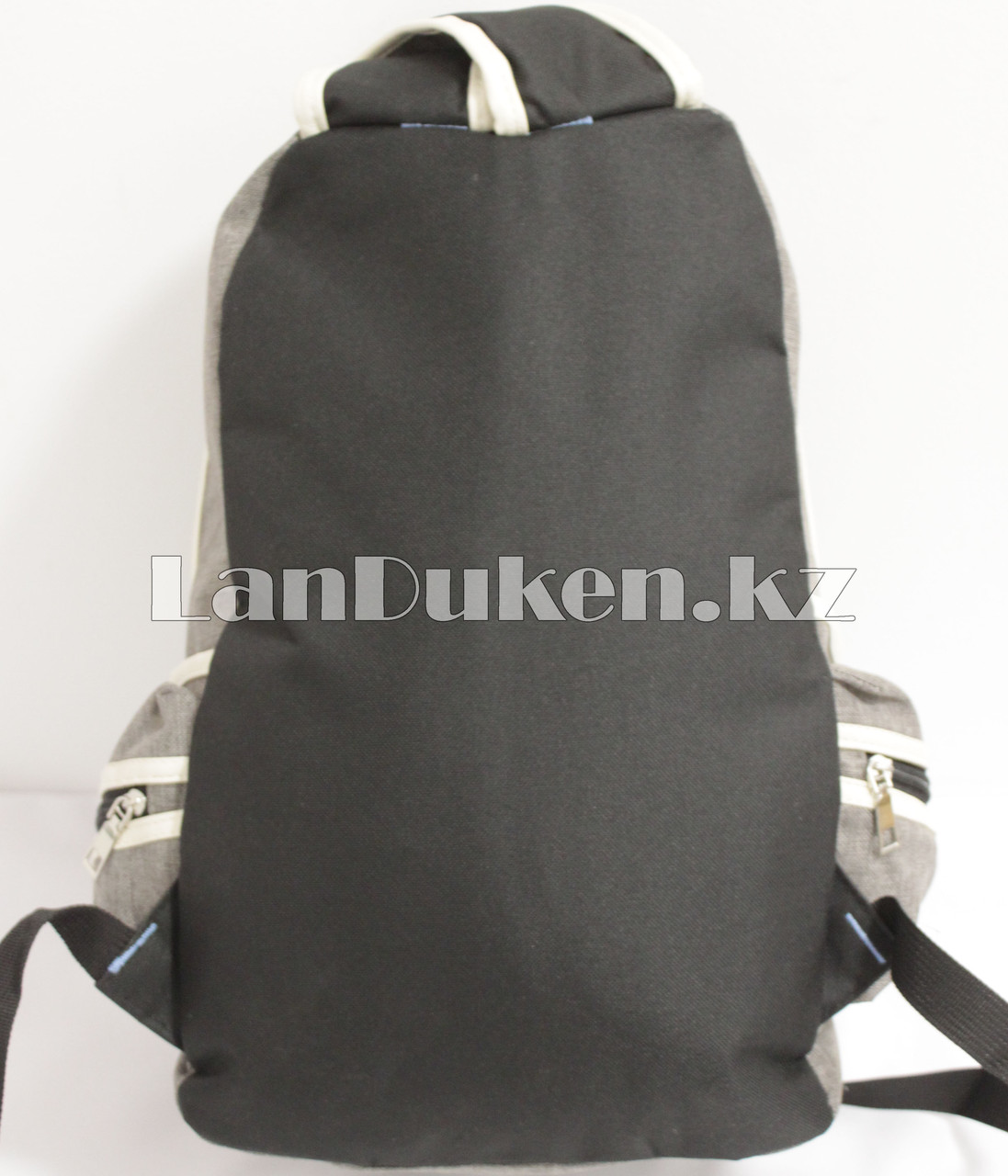 Универсальный школьный рюкзак с ромбиком серый - фото 3 - id-p56447383