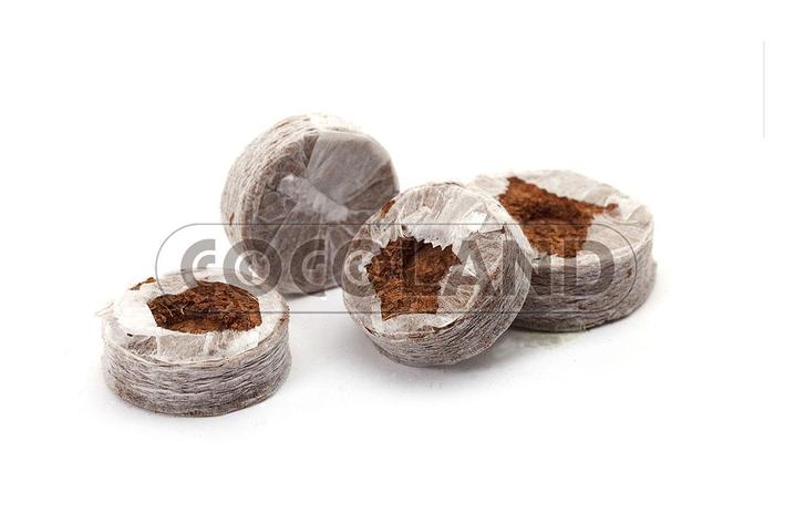Кокосовый субстрат Cocoland таблетка d 32 мм. 6 штук., фото 2