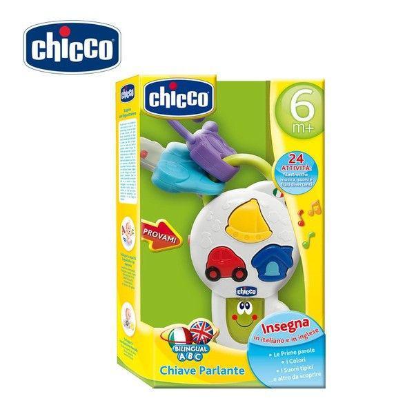 Chicco: Игрушка Говорящие ключи ABC (рус/англ) 6м+