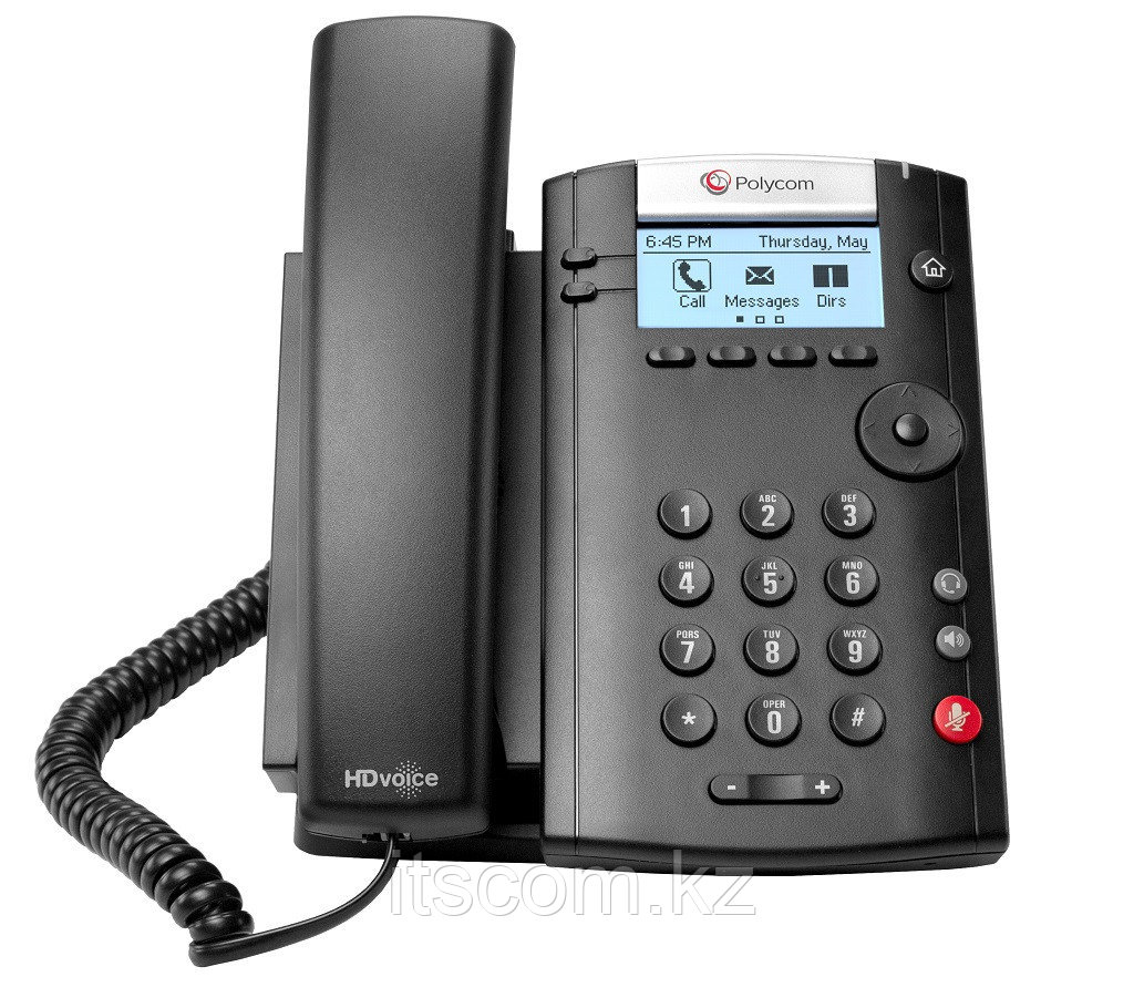 SIP телефон Polycom VVX 201 Skype for Business/Lync edition (2200-40450-019)