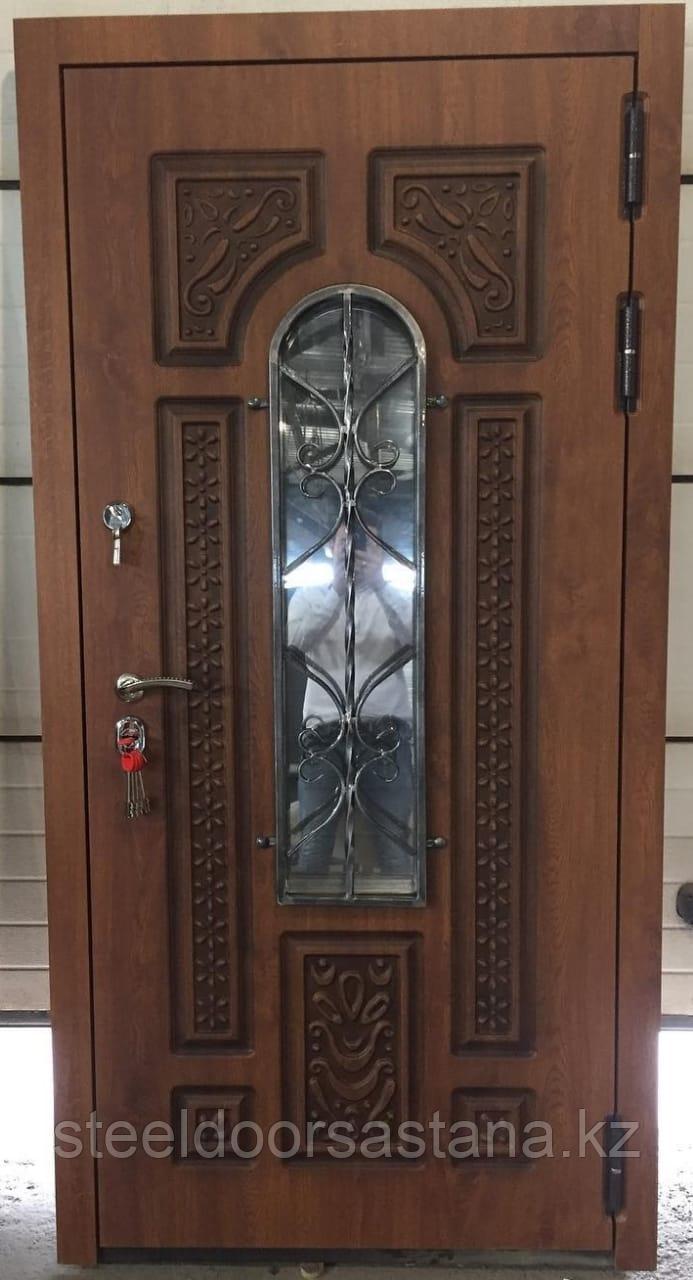 Дверь стальная влагостойкий МДФ с двух сторон с уличным покрытием винорит пр-во Израиль - фото 1 - id-p56462655