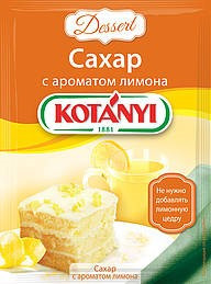 Приправа Сахар с ароматом лимона KOTANYI, пакет 50 г - фото 1 - id-p56473602