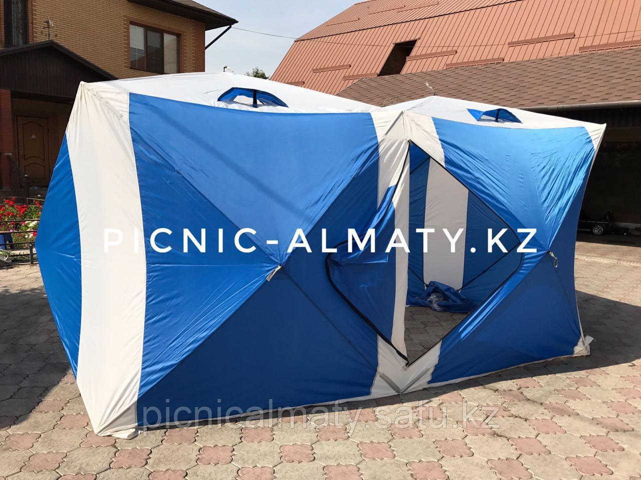 Сдвоенный куб для зимней рыбалки 2*4м