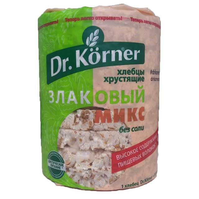 Хлебцы Злаковый микс Dr. Korner