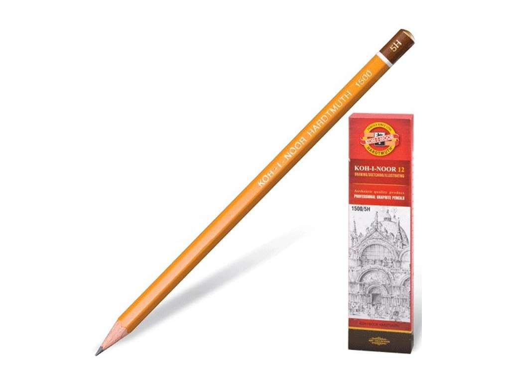 Карандаш KOH-I-NOOR "1500", профессиональный, 5Н Previous Next