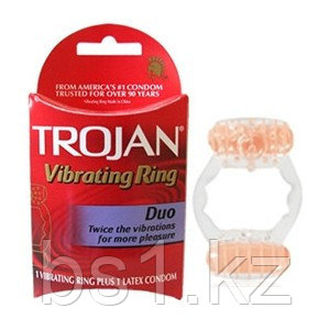 Вибратор кольцо Trojan Duo Vibrating Ring