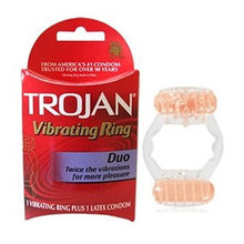 Вибратор кольцо Trojan Duo Vibrating Ring