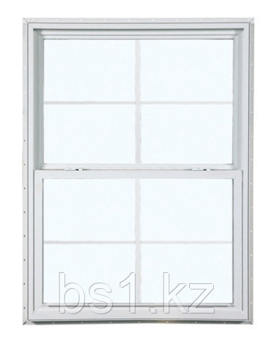 2024 300 Insulated Glass 4/4 White Single Hung Window - фото 1 - id-p56507725