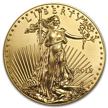 2015 1 oz Gold American Eagle BU