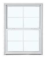  2024 300 Insulated Glass 4/4 White Single Hung Window