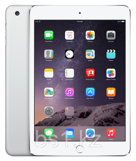 IPad mini 3 Retina Wi-Fi + Cellular 64Gb (Silver) - фото 1 - id-p56512348