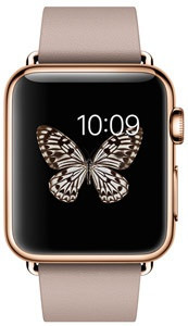 Apple Watch Edition, 38 mm. / Gold Modern Buckle Rose Grey - фото 2 - id-p56512390