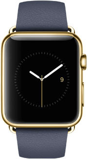 Apple Watch Edition, 42 mm. / Gold Classic Buckle Midnight Blue