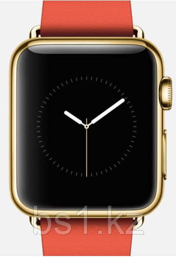 Apple Watch Edition, 38 mm. / Gold Modern Buckle Bright Red