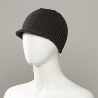 Barron Textured Knit Beanie With Soft Visor