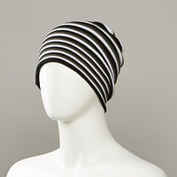 Dude Striped Cuff Beanie