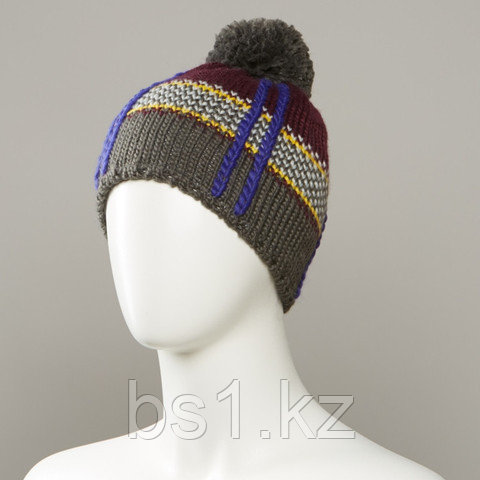 Dutch Textured Jacquard Hat With Pom - фото 3 - id-p56508439