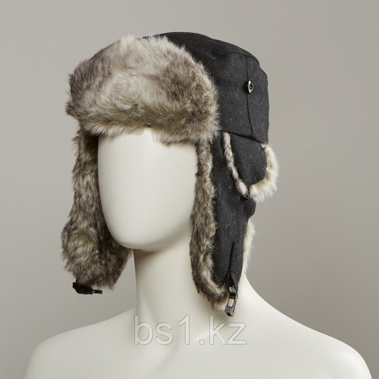 Dylon Trapper Hat With Faux Fur Lining