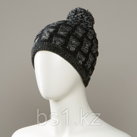Crazy Textured Knit Hat With Pom - фото 2 - id-p56512516