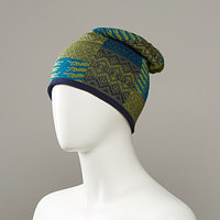 Extra Jacquard Slouch Beanie