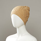 Cell Bejeweled Textured Knit Hat, фото 3