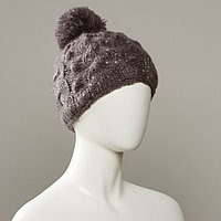Jacory Textured Knit Pom Hat