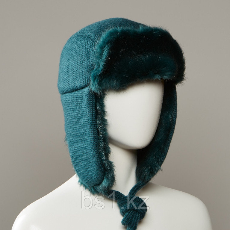 Kalis Textured Trapper Hat With Faux Fur Lining - фото 2 - id-p56508559