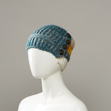Middle Novelty Knit Visor Hat, фото 2