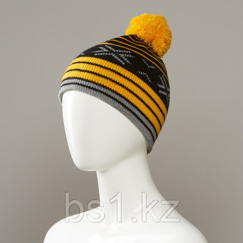 Cliff Stripe Hat With Pom - фото 3 - id-p56508577