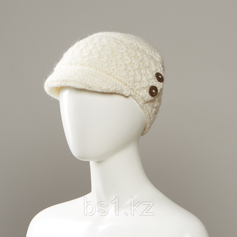 Hone Textured Soft Brimmed Visor Hat With Buttons - фото 1 - id-p56512635
