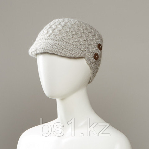 Hone Textured Soft Brimmed Visor Hat With Buttons - фото 3 - id-p56512635