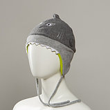 Iron Fleece Animal Hat With Full Fleece Lining And Tassles, фото 3