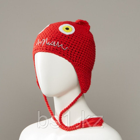 Maniacs Knit Monster Hat With Full Fleece Lining And Tassles - фото 2 - id-p56508589