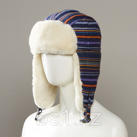 Layton Tribal Design Trapper With Faux Fur Lining