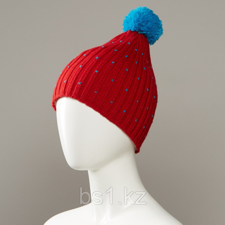 Cavern Speckled Textured Knit Hat With Pom - фото 1 - id-p56512657