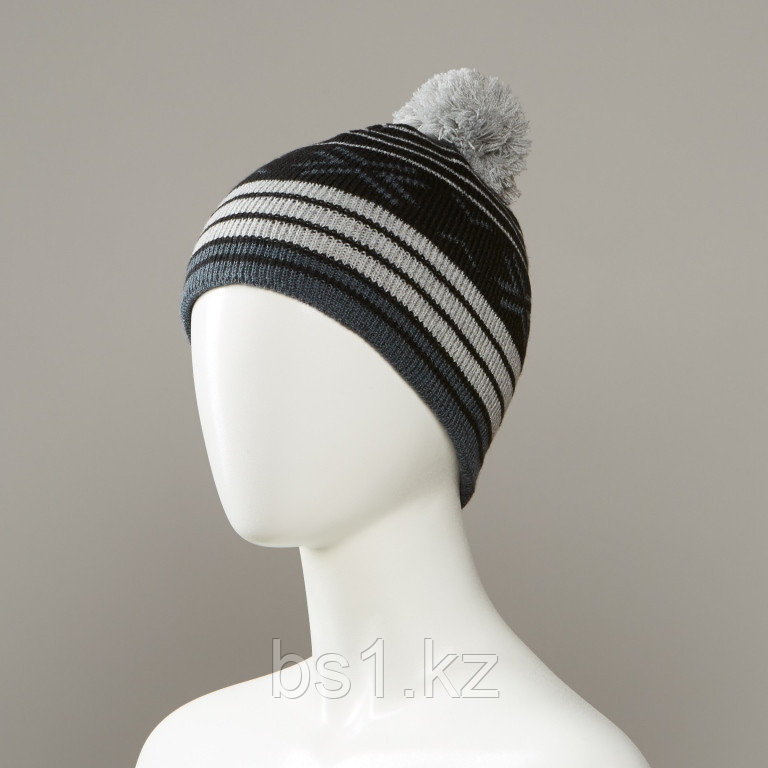 Cliff Stripe Hat With Pom - фото 2 - id-p56512658