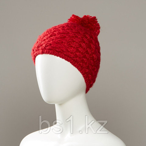 Kalamata Textured Knit Hat With Pom