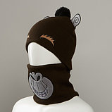 Muse Knit Animal Hat And Matching Necktube, фото 5