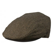 Moore Newsboy Cap With Leather Brim