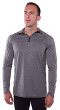 Heather Gray 1/4 Zip Shirt