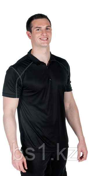 Microtech Loose Fit 1/4 Zip Polo Shirt - фото 1 - id-p56512913