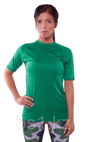 Microtech Women's Loose Fit Short Sleeve V-Neck Shirt - фото 2 - id-p56512942