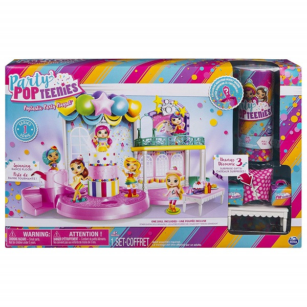 Новинка! Набор - хлопушка конфетти с сюрпризом Party Popteenies 46803 Вечеринка
