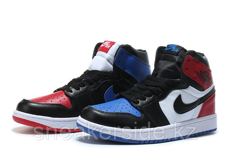 Кожаные кроссовки Air Jordan 1 Retro "Top-3" (36-47)