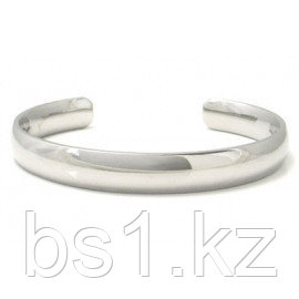 Titanium 10MM High Polish Dome Cuff Bangle