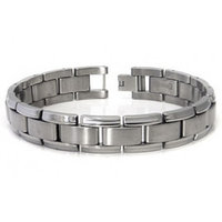 Titanium Men's Two Tone Bracelet