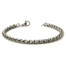 Titanium 4MM Wheat Link Bracelet