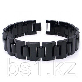 Black Tungsten Carbide 16MM Men's Link Bracelet