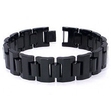 Black Tungsten Carbide 16MM Men's Link Bracelet